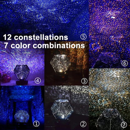 Star Projector Constellation Night Light